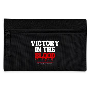 Victory in the Blood – Revelation 12:11 - Pencil Case - black - Front
