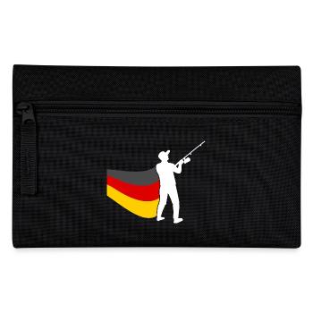 Pêcheur à la ligne Drapeau allemand Pêche - Trousse - noir - Devant