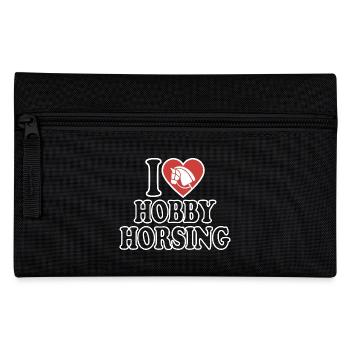 J’aime Hobby Horsing - Coeur - Hobby - Trousse - noir - Devant