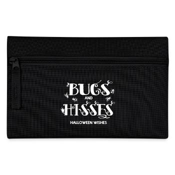 Bugs and Hisses Halloween Wishes - Pencil Case - black - Front
