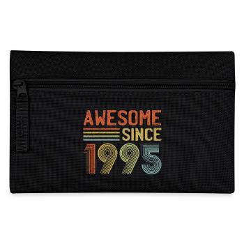 Awesome Since 1995" – Retro Vintage 30th Birthday - Pencil Case - black - Front