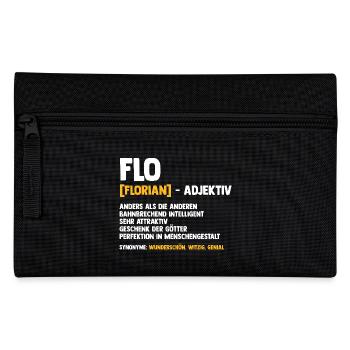 Florian - Pencil Case - black - Front