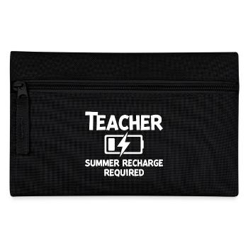 Recharge d’été pour les enseignants - Trousse - noir - Devant