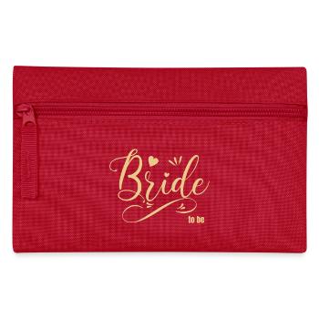Bride to be gold - Federtasche - Rot - Vorne