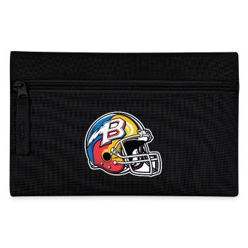 American Football Helmet - Pencil Case - black - Front