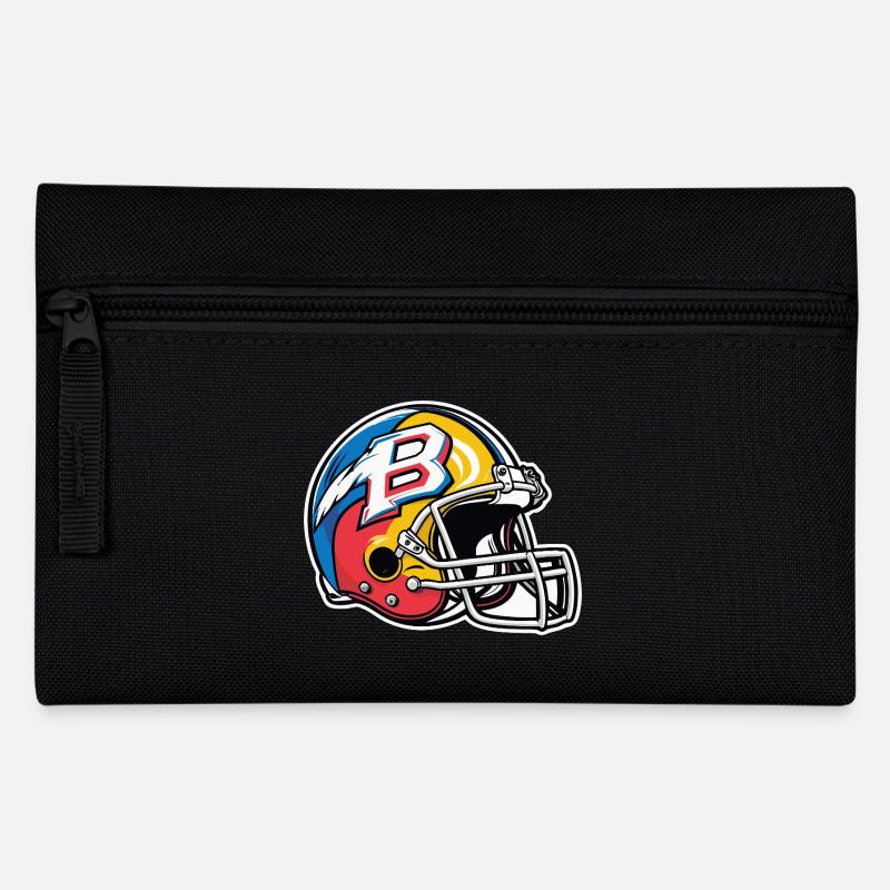 American Football Helm - Federtasche - Schwarz
