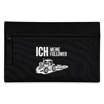 Ich & meine Follower – Traktor Edition - Federtasche - Schwarz - Vorne