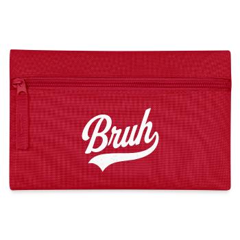 Bruh Retro-Stil - Federtasche - Rot - Vorne