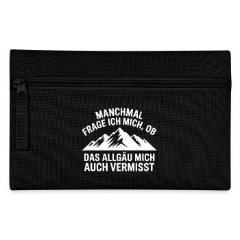 Je me demande si l’Allgäu ne me manque pas ! - Trousse - noir - Devant