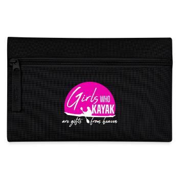 Girls Who Kayaking - Pencil Case - black - Front