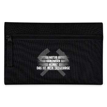Erzgebirge Natur Handwerk - Federtasche - Schwarz - Vorne