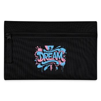 DREAM Graffiti Design voller Farbe und Motivation - Federtasche - Schwarz - Vorne