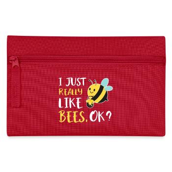 Fan de dessins animés Abeilles Mignonnes - Trousse - rouge - Devant