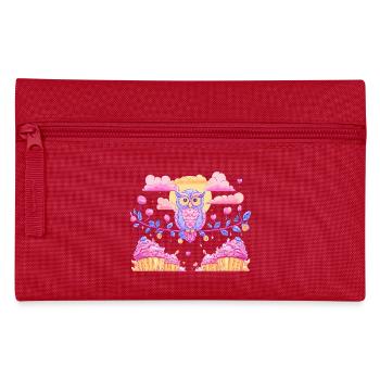 Pastel owl magic over cupcakes - Pencil Case - red - Front