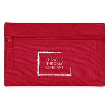 Le changement est la seule tenue constante de t-shirt philosophe ! - Trousse - rouge - Devant