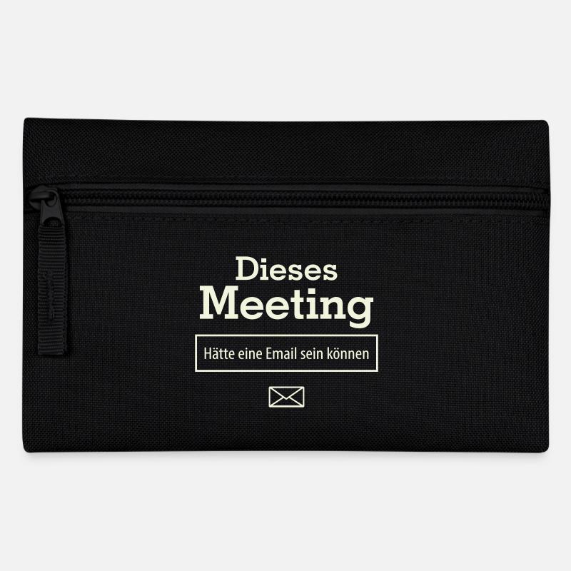 Cette réunion aurait pu être un e-mail - Trousse - noir