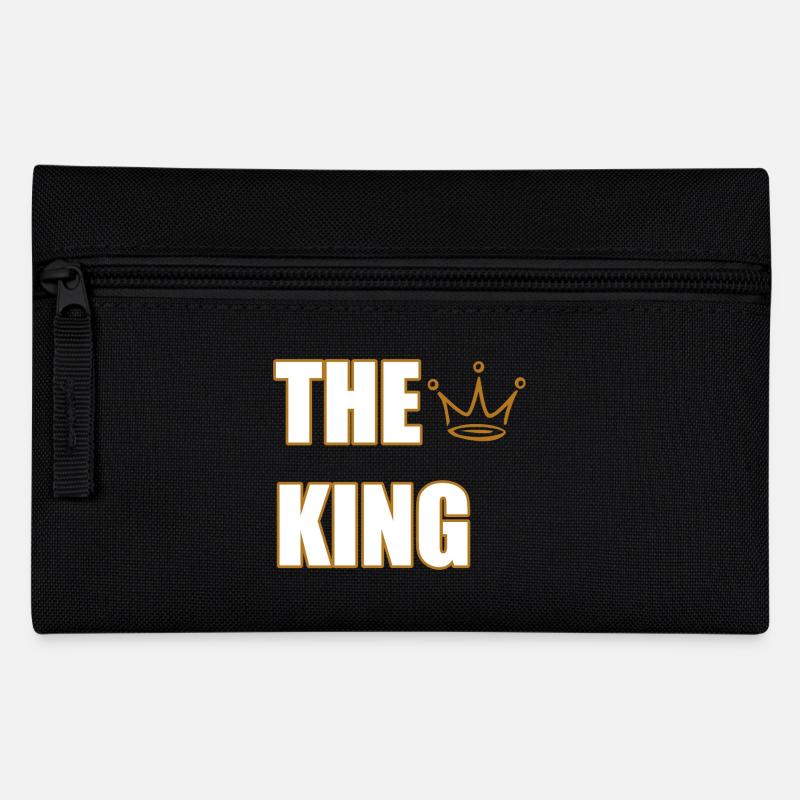 THE KING – Bold Royal Statement Design - Pencil Case - black