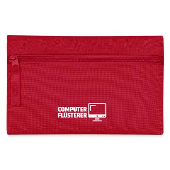 Computer Flüsterer - Federtasche - Rot - Vorne