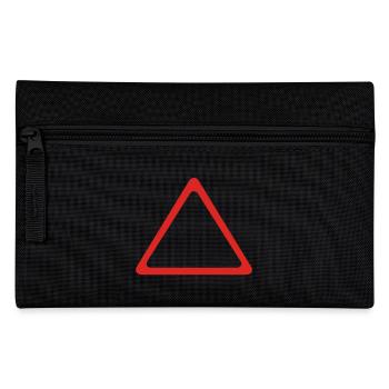 Warning - Pencil Case - black - Front