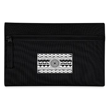 Maori Polynesian Tattoo Strength & Protection - Pencil Case - black - Front