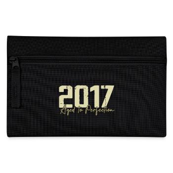 Original 2017 Retro 2017 Birthday Gift 2017 - Pencil Case - black - Front