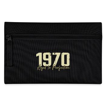 Original 1970 Retro 1970 Geburtstagsgeschenk 1970 - Federtasche - Schwarz - Vorne