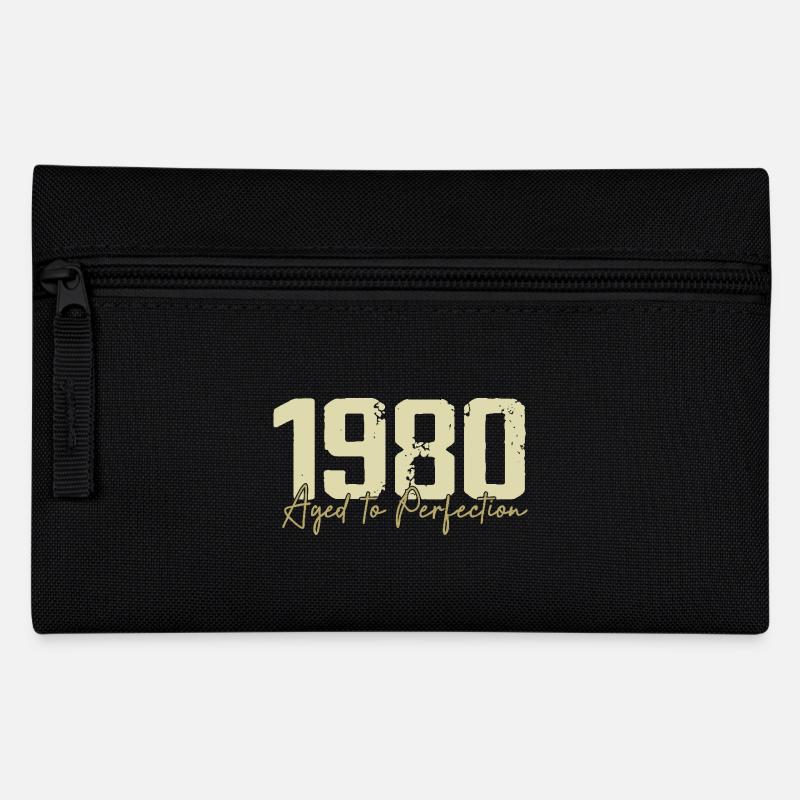 Original 1980 Retro 1980 Geburtstagsgeschenk 1980 - Federtasche - Schwarz