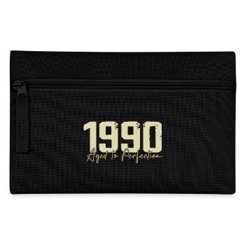 Original 1990 Retro 1990 Geburtstagsgeschenk 1990 - Federtasche - Schwarz - Vorne