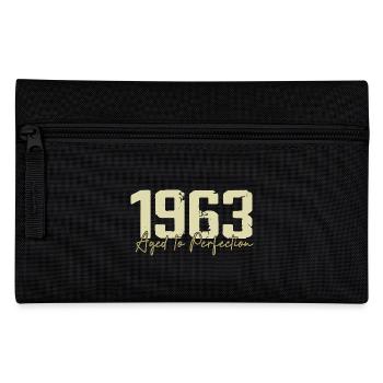 Original 1963 Retro 1963 Geburtstagsgeschenk 1963 - Federtasche - Schwarz - Vorne
