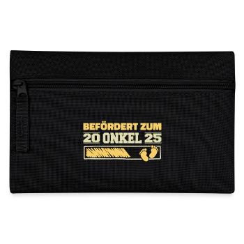 Grossesse Annoncer Naissance 2025 Oncle - Trousse - noir - Devant