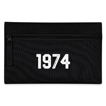 1974 Vintage Né Millésime 1974 Anniversaire 1974 - Trousse - noir - Devant