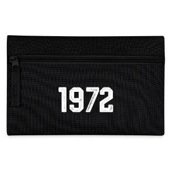 1972 Jahrgang geboren Vintage 1972 Geburtstag 1972 - Federtasche - Schwarz - Vorne