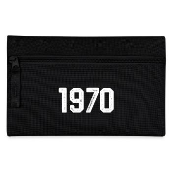 1970 Jahrgang geboren Vintage 1970 Geburtstag 1970 - Federtasche - Schwarz - Vorne