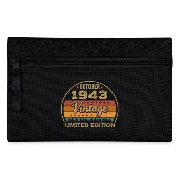 Millésime Octobre 1943 Cadeau d’anniversaire - 1943 - Trousse - noir - Devant