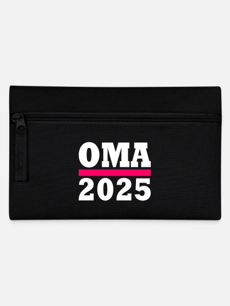 Oma 2025 - Federtasche - Schwarz