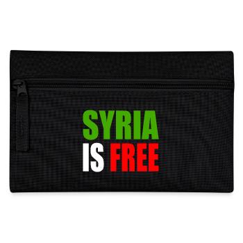 syrien - syria is free - Federtasche - Schwarz - Vorne