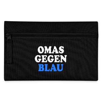 Omas gegen blau - Federtasche - Schwarz - Vorne