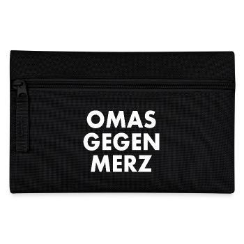 Omas gegen merz - Federtasche - Schwarz - Vorne