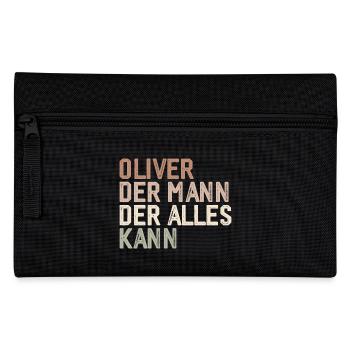 Oliver Der Mann Der Alles Kann Vorname Oliver - Federtasche - Schwarz - Vorne