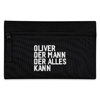 Oliver Der Mann Der Alles Kann Vorname Oliver - Federtasche - Schwarz - Vorne