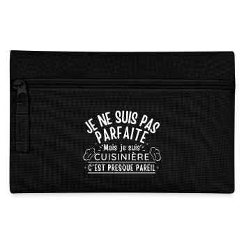 Cadeau Parfaite Cuisinière - Trousse - noir - Devant