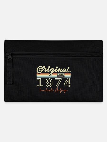Original 1974 Vintage 1974 Geburtstag Retro 1974 - Federtasche - Schwarz