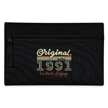 Original 1991 Vintage 1991 Geburtstag Retro 1991 - Federtasche - Schwarz - Vorne