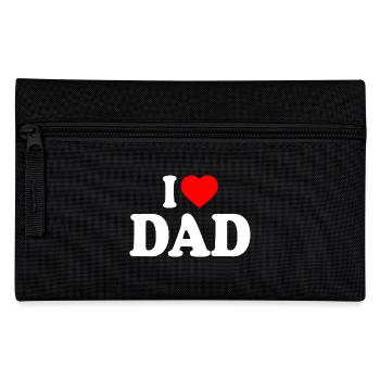 I love dad - Pencil Case - black - Front