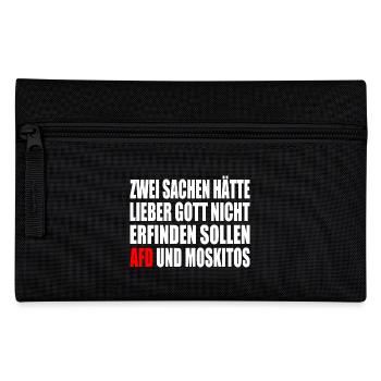 Contre la droite - Trousse - noir - Devant