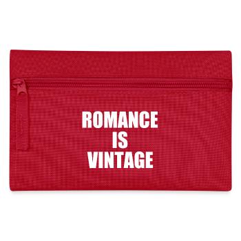 romance is vintage - Pencil Case - red - Front