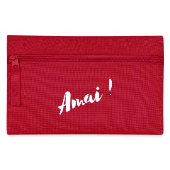 AMAİ – T-shirt Bruxelles Verlan Flamand - Trousse - rouge - Devant