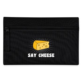Say cheese - Federtasche - Schwarz - Vorne