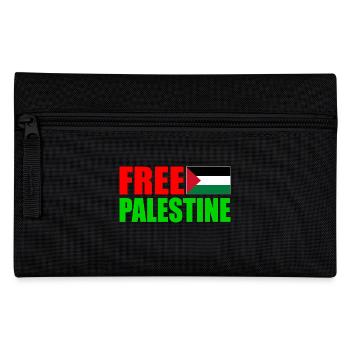 Free palestine - Pencil Case - black - Front