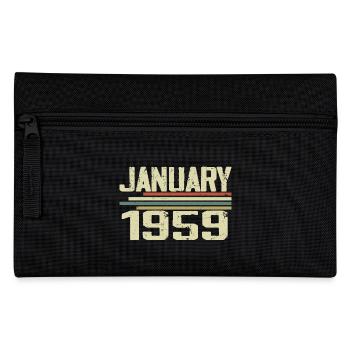January 1959 - Birthday Gift January 1959 - Pencil Case - black - Front